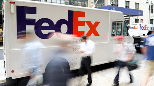 FedEx - De pijl die die de richting van de koers aangeeft