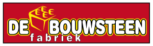 Logo De Bouwsteen fabriek is ontwikkeld door Reclamebureau Grafiek