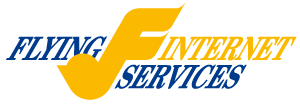 Logo Flying Internet Services is ontwikkeld door Reclamebureau Grafiek