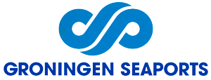 Logo Groningen Seaports is ontwikkeld door Reclamebureau Grafiek