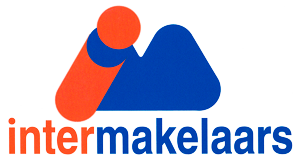Logo intermakelaars is ontwikkeld door Reclamebureau Grafiek