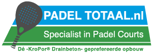 Logo Padel Totaal is ontwikkeld door Reclamebureau Grafiek